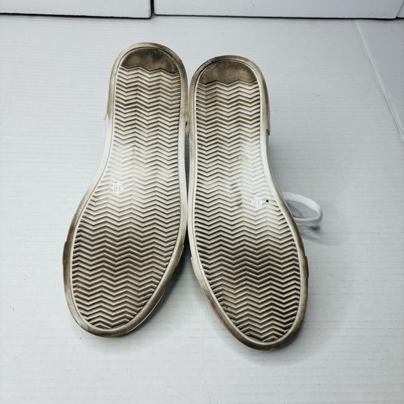 VALENTINO BY MARIO VALENTINOLaura Logo Low Top Leather Sneakers in White Size 8 - Picture 7 of 7